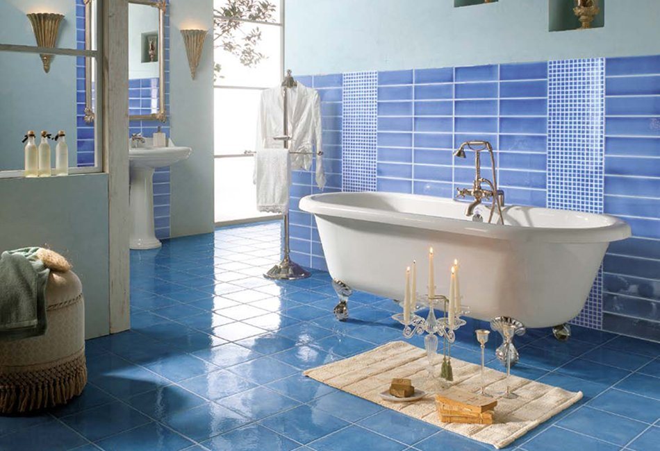 Decoração para casa azul