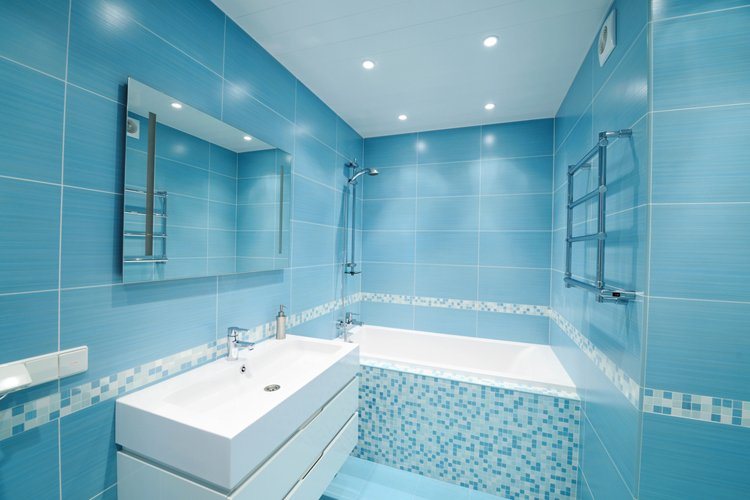 Decoração para casa azul