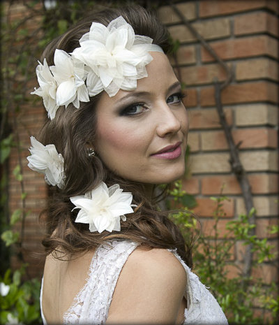 Headband para noivas, combina?