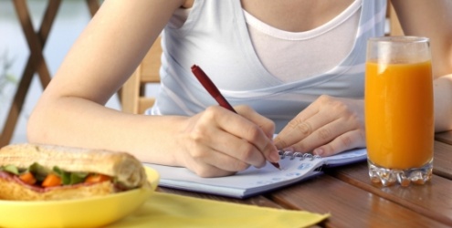 Anotar cada refeição