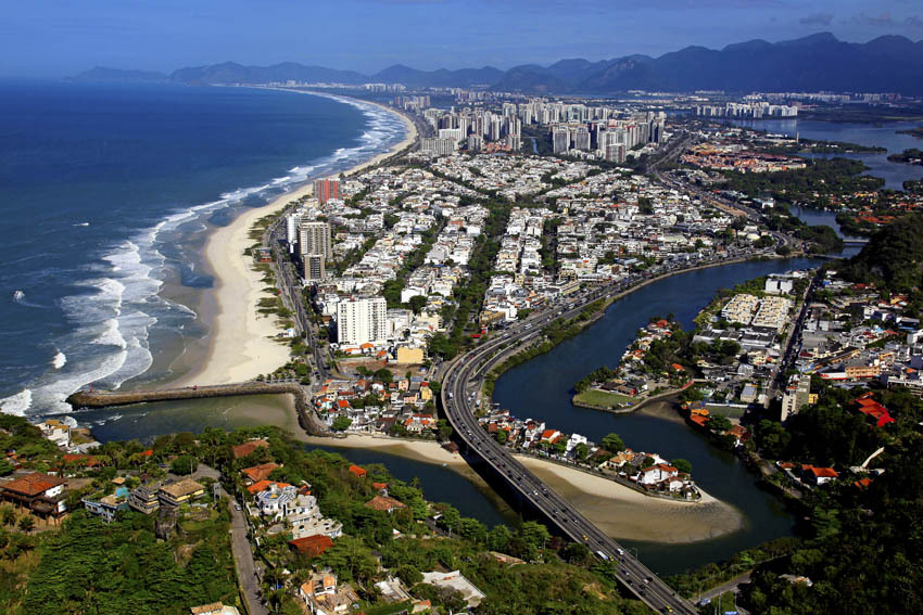 Linda vista da Barra. Barra