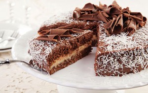 bolo de chocolate pronto.