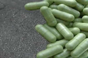 Carvão vegetal em capsulas