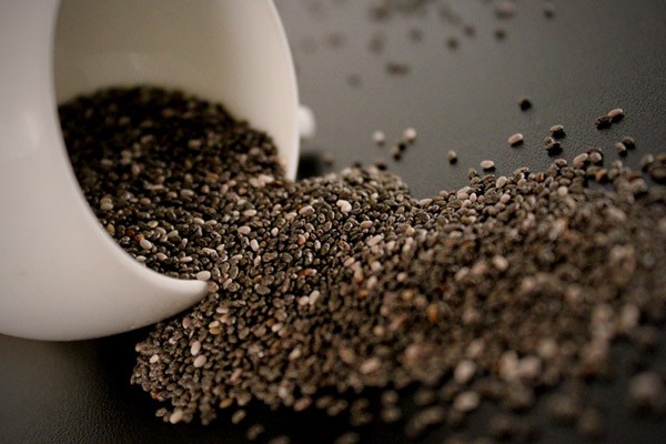Chia em grãos