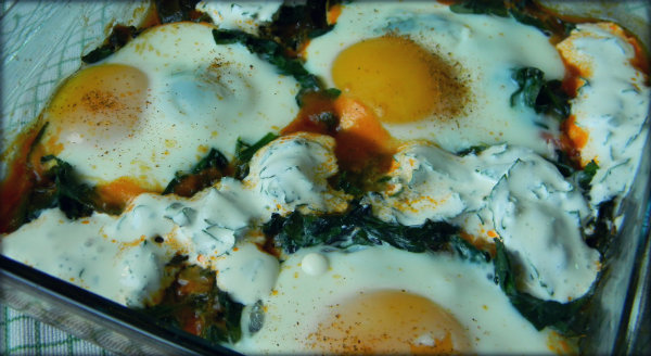 Receita passo a passo de ovos assados