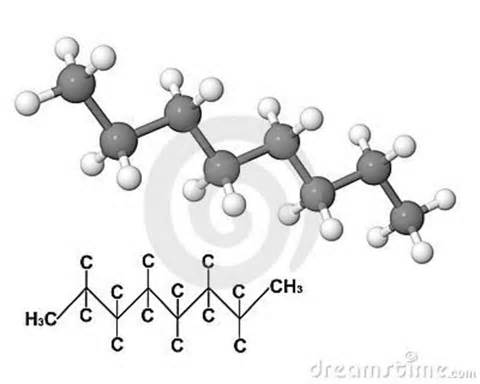 Fórmula molecular da molécula de fosfolipídio