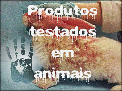 Produtos testados em animais