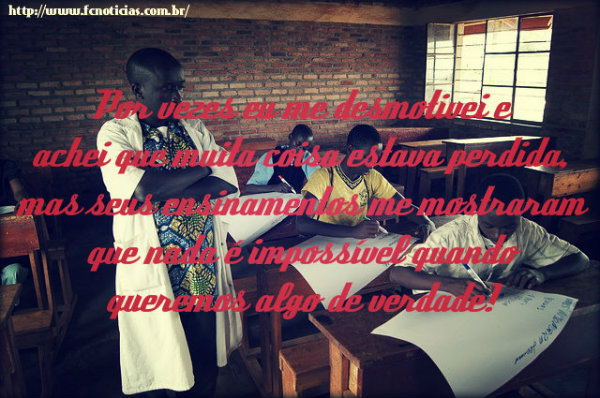 Dicas para homenagear um professor