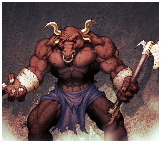 Representação do Minotauro