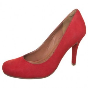 Scarpin Via Marte Vermelho Liso