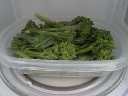 brócolis no microondas