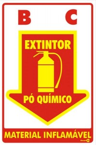 placa extintor